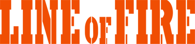 Line of Fire logo for Sega Master System